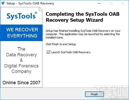 SysTools OAB Recovery下载,OAB数据恢复软件,数据恢复